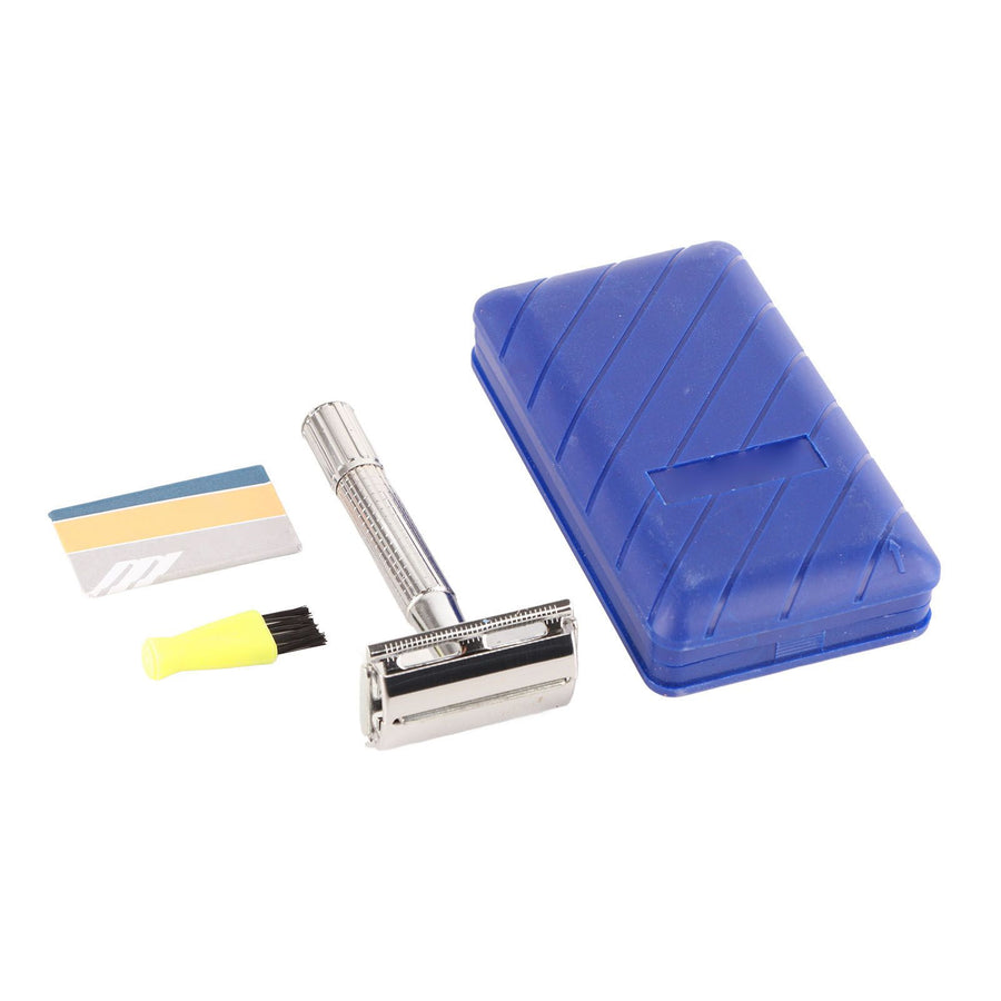 Beard Trimmer Professional Metal Retro Manual Safety Beard Trimmer with Blade for Men