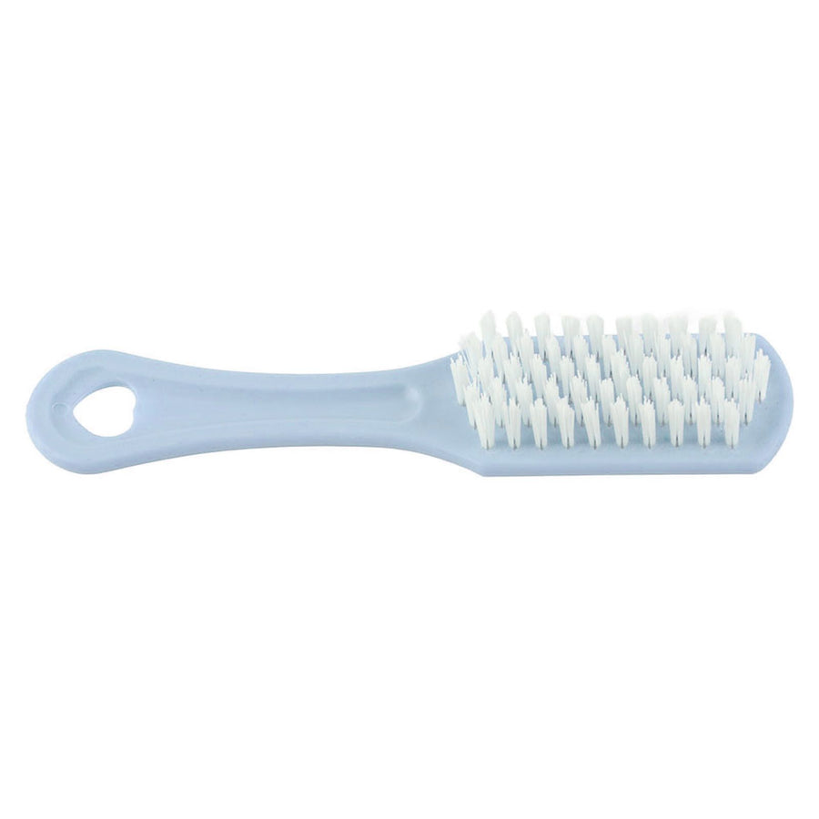 Multi functional Plastic Shoe Cleaning Brush Bushy Nylon Bristles Scrubber Washing Tool(Blue)