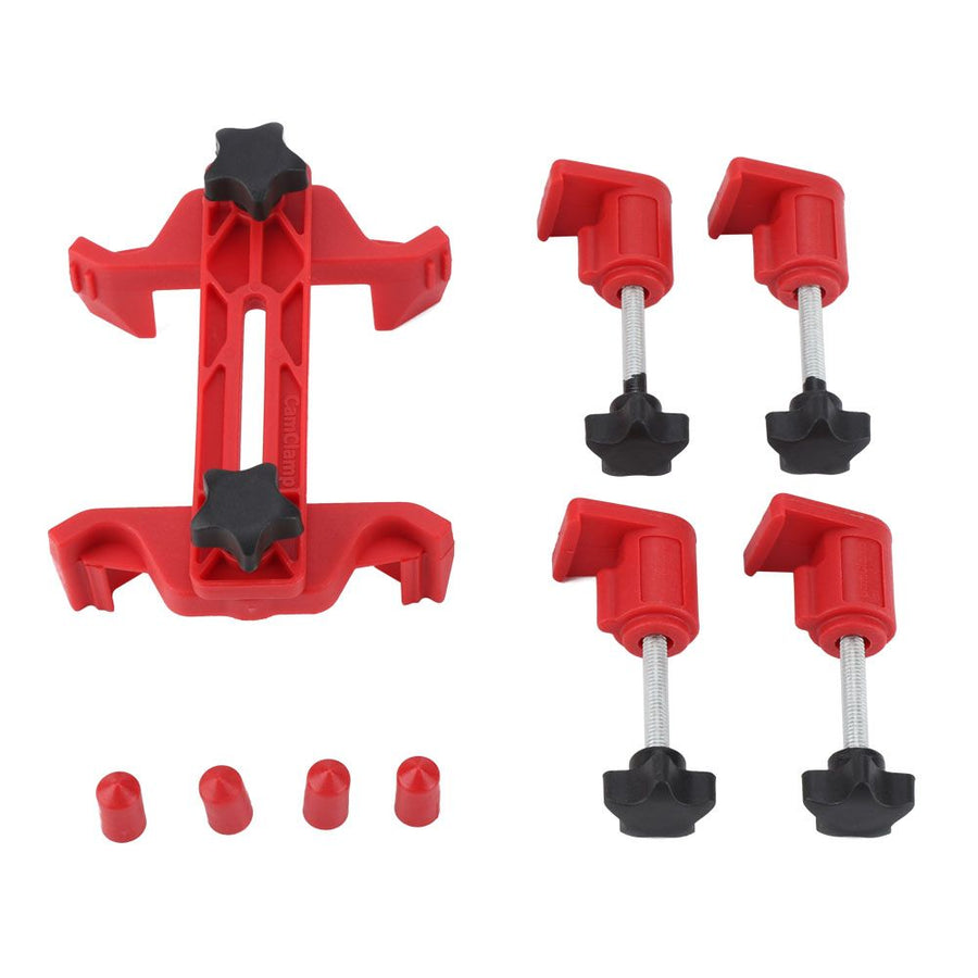 Universal Dual Cam Clamp Camshaft Sprocket Gear Locking Engine Timing Tool Kit