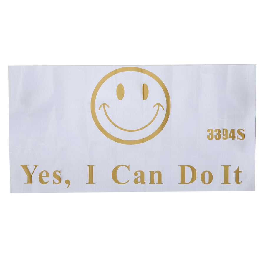 I Can Do It Novel Wall Stickers Bedroom TV Backdrop Wall Decoration(S)