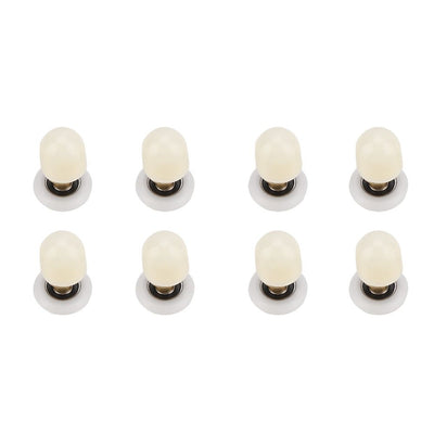 8pcs Brass ABS Sliding Glass Shower Door Rollers Runners Pulleys Bathroom Doors Hardware (25mm)