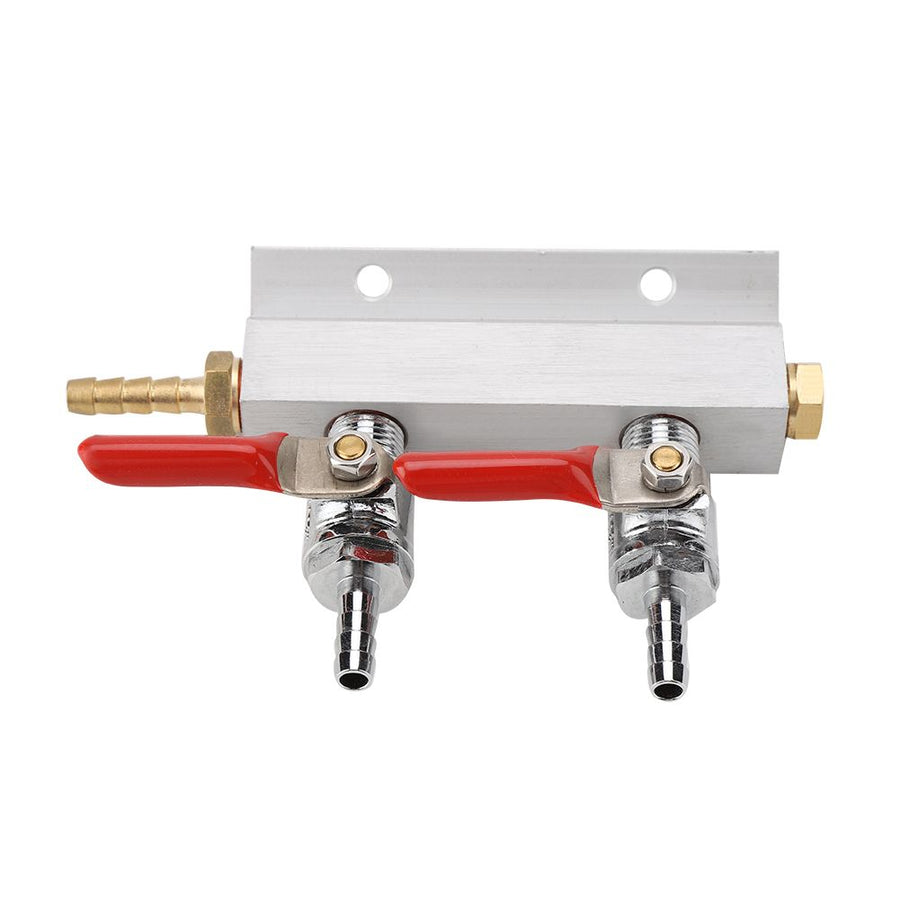 Muti way Home Co2 Air Gas Manifold Distribution Splitter Beer 2 Way