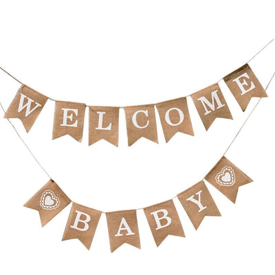 13pcs Set Fashionable Cloth Forked Tail shaped Banner for Party Decoration
