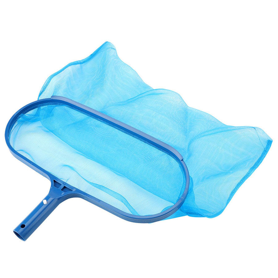 Blue Plastic Leaf Skimmer Fine Mesh Net Deep Bag Swimming Pool Pond Tub Cleaning Tool