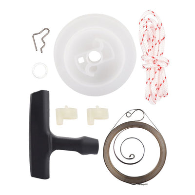 Pull Lawnmower Part Replacement Kit Starter Handle Pulley Rope Springs for 029 039 MS290 MS390