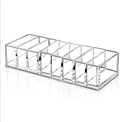 Plastic Washable Transparent Toiletry Rack Cosmetic Shelf Holder in Home Store