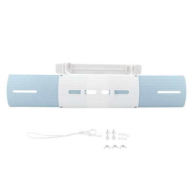 Anti wind Shield Air Conditioning Wind Shield Retractable Windshield Deflector Blue
