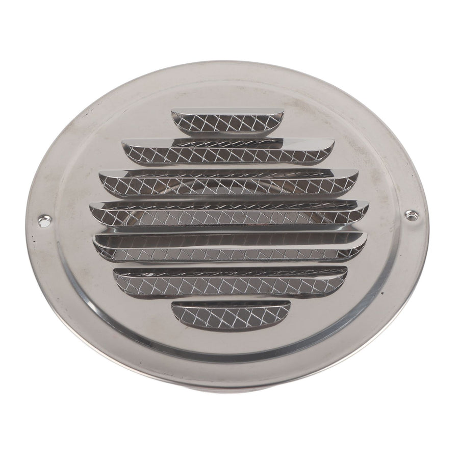 Stainless Steel Wall Air Vent Round Flat Grille Ducting Ventilation Cover Outlet Insect Mesh