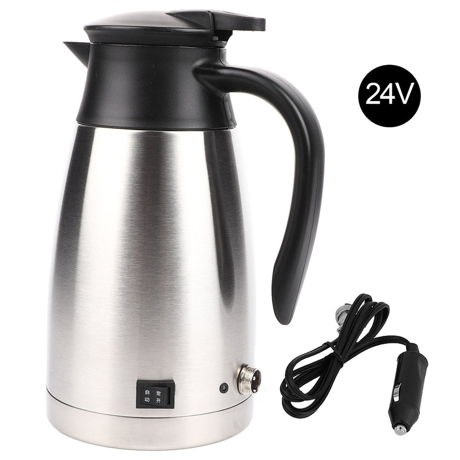 24V 1000ml Car Electric Kettle Auto Shut Off Water Heating Boiling Pot