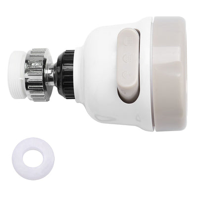 360 Degree Rotatable Kitchen Faucet Spray Head Tap Splash Filter Nozzle 3 Modes Adjustment
