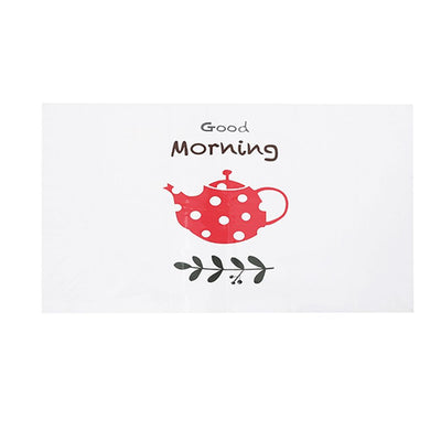 Cartoon and Transparent Self Adhesive Kitchen Oil Resistant Sticker Wall Tile Decals (Teapot)