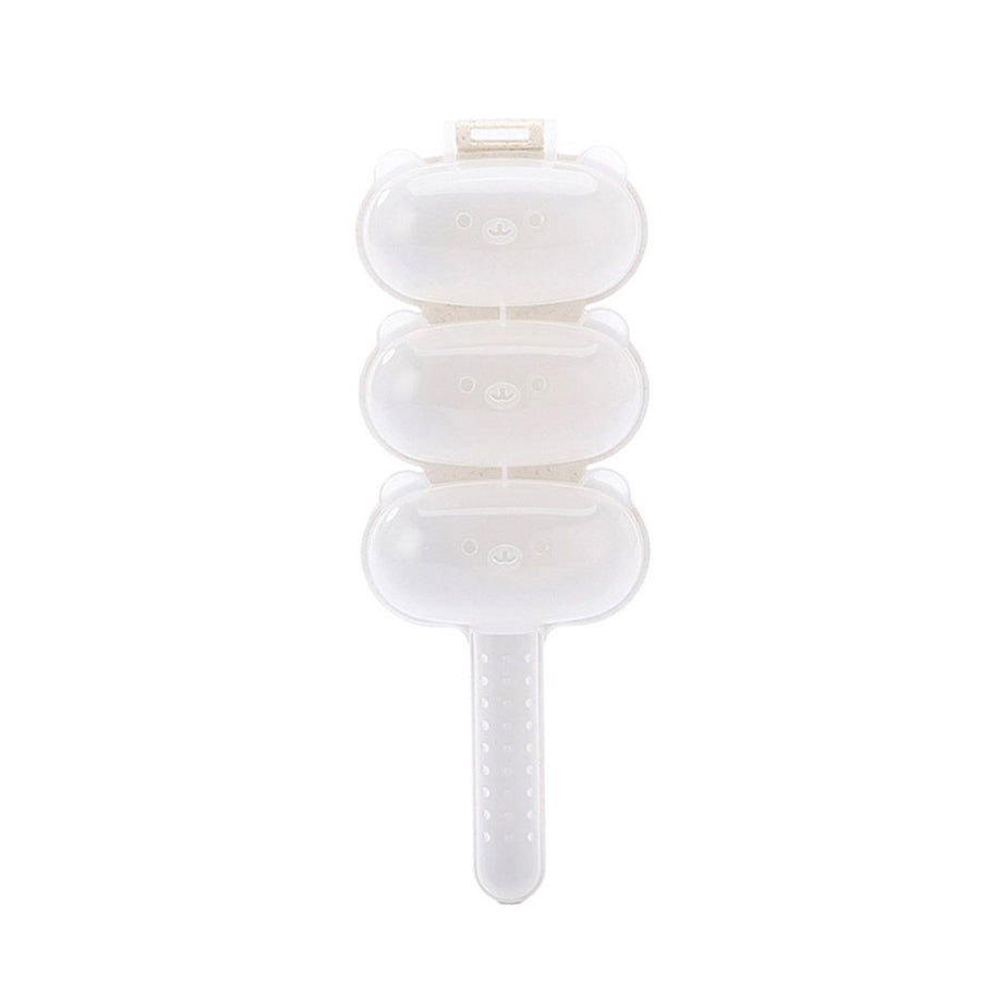 Rice Ball Mold Sushi Balls Maker Mould with Spoon Kitchen Cooking Tools Set for Baby(Beige)