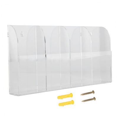 Acrylic Air Conditioner Remote Control Holder Case Storage Box Wall Mount