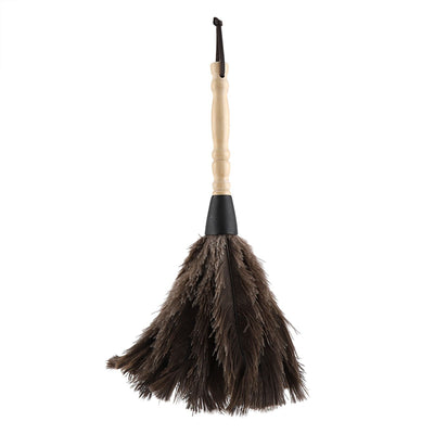 Mini Washable Reusable Ostrich Feather Duster for Books Keyboard Office Home
