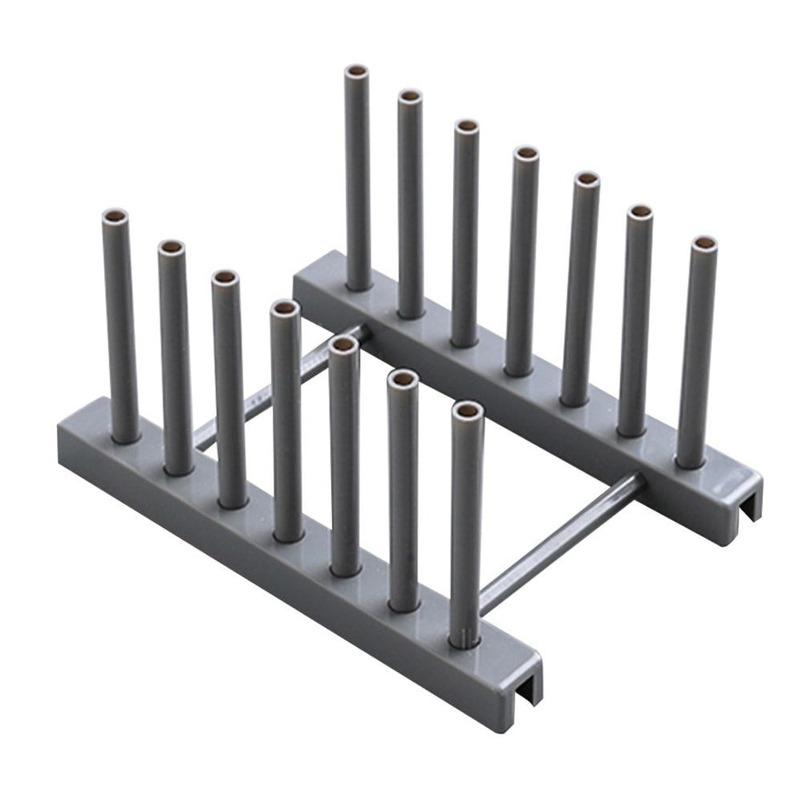 1Pc Removable Dish Plate Drying Rack Draining Board Stand Holder for Kitchen Supplies(Grey)