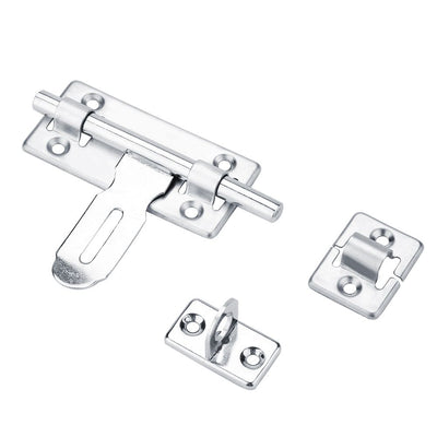 1Pc 4inch Stainless Steel Security Home Door Bolt Padlock Sliding Barrel Bolts Window Lock