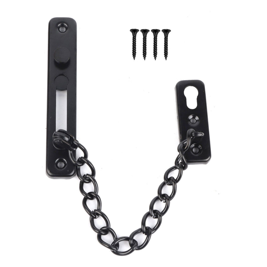 Stainless Steel Durable Anti theft Chain Lock Security Guard Inside Door Home Hotel(1#)