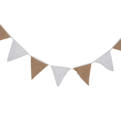 Burlap Triangle Banner Hanging Flags for Party Wedding Bridal Proposal Decoration 03