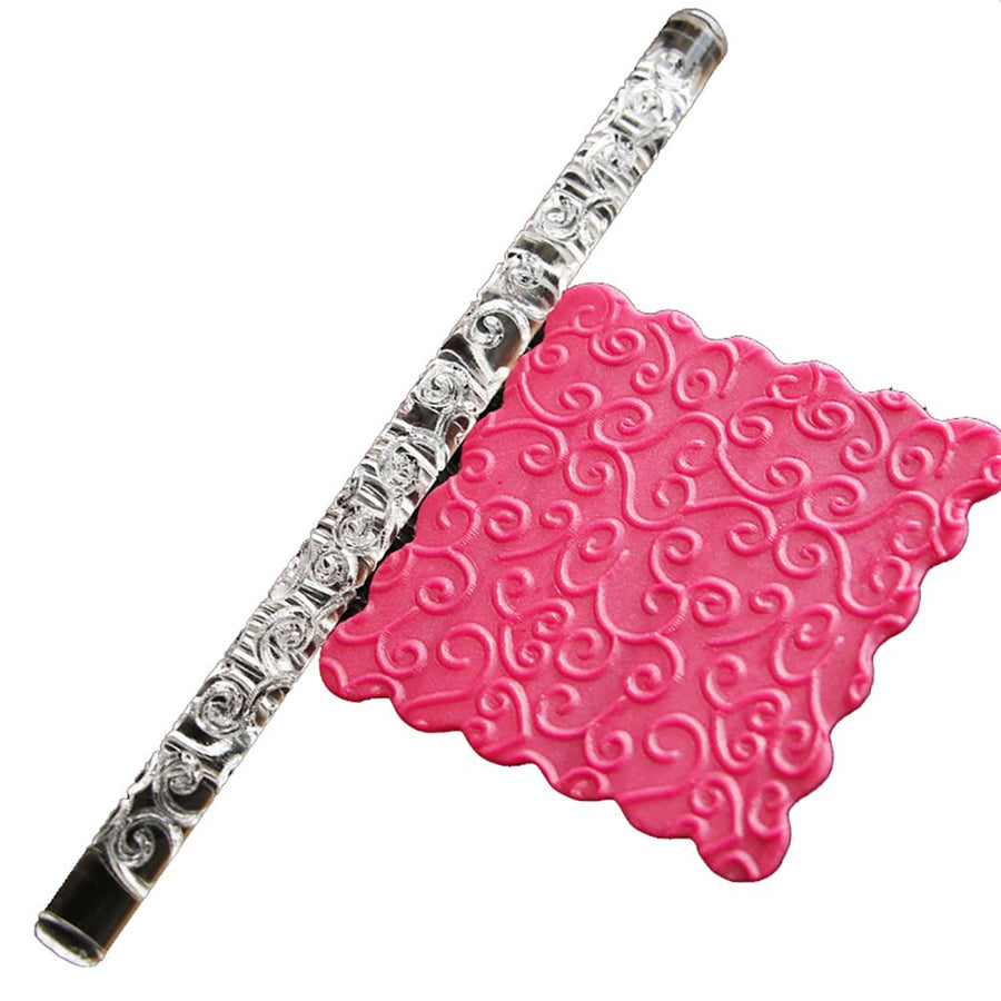 High Quality Acrylic Rolling Pin Pastry Rolling Pin Fondant Plasticine Roller DIY Cake 19#