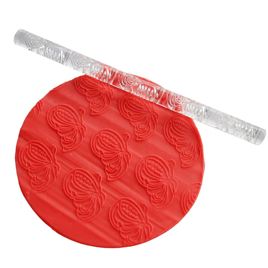 High Quality Acrylic Rolling Pin Pastry Rolling Pin Fondant Plasticine Roller DIY Cake 21#