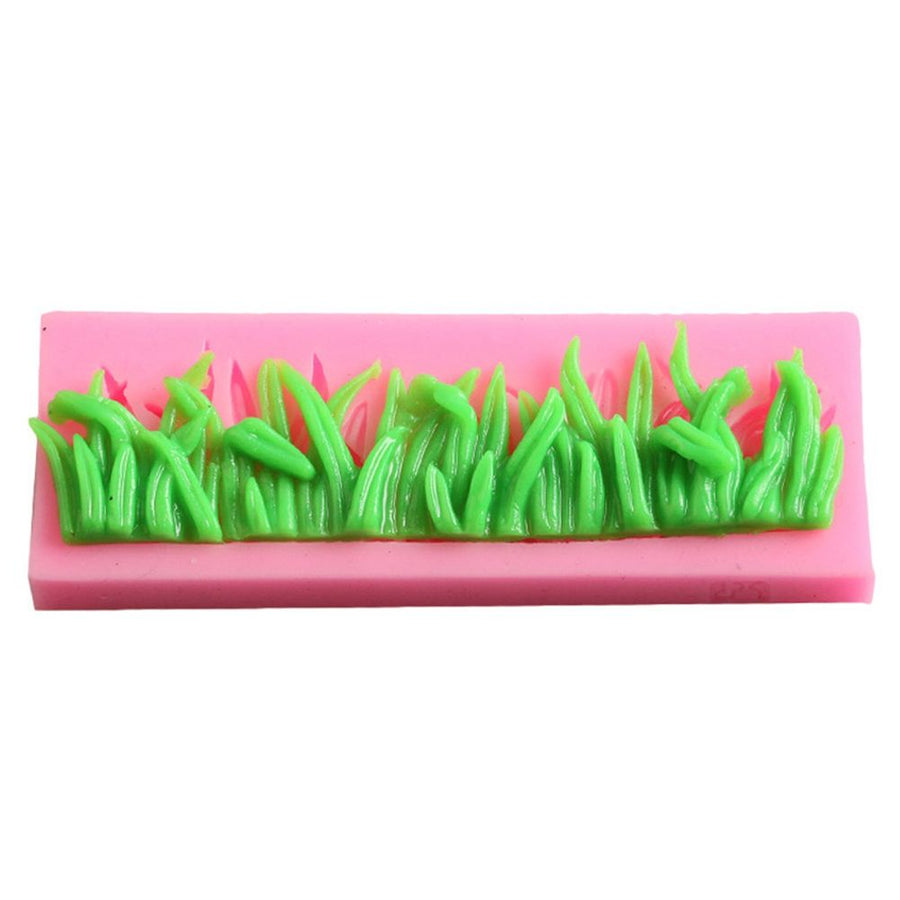 3D Grass Soap Mould Fondant Cake Decoration Mold Silicone DIY Baking Tool