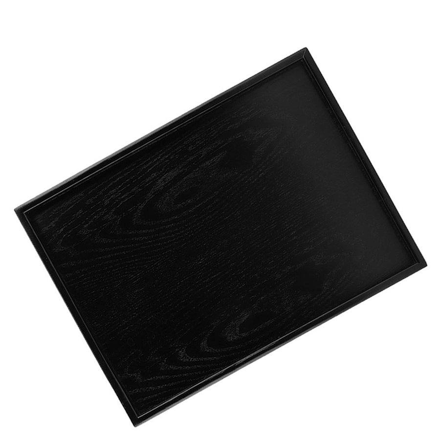 Rectangle Shape Solid Wood Tea Coffee Snack Food Meals Serving Tray Plate Trays 40 x 30 cm