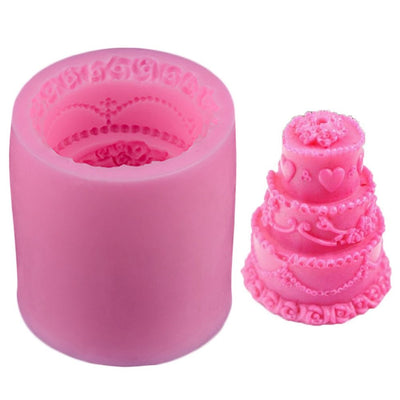 Pudding Fondant Cake Decorative Silicone DIY Mold Soap Making Tool