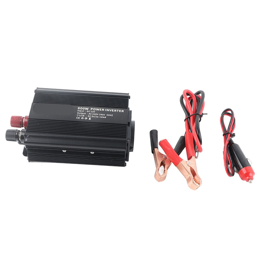 Correction Sine Wave Inverter 12 V Converter 220V 600W Power Converter with Solar Panel