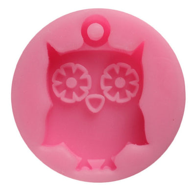 Cute Owl Shape Cake Baking Cookie Chocolate Sugar Paste Food Silicone Mold Bakeware