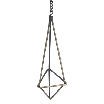Geometric Triangle Hanging Flower Holder Stand Elegant Air Plants Bromeliads Rack House Decor S