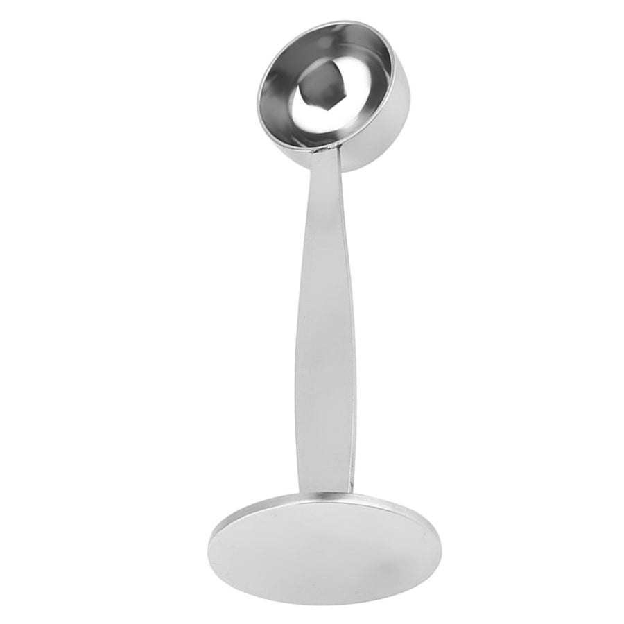 Dual purpose Stainless Steel Tamping Measuring Coffee Bean Powder Spoon Scoop