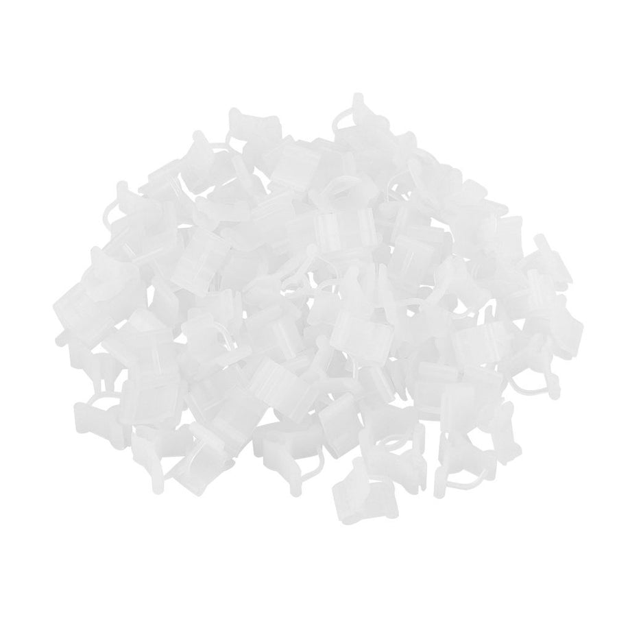100Pcs Vegetable Fruit Tree Seedling Nursery Plastic Plants Grafting Clips Gardening Tools