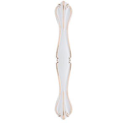 White Cabinet Closet Handles Cupboard Drawer Knobs Furniture Accessory (Hole Distance 9017-96)