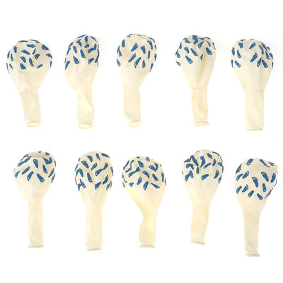 10PCS Cute Print Latex Balloons Set for Baby Child Birthday Party Decoration (2#)