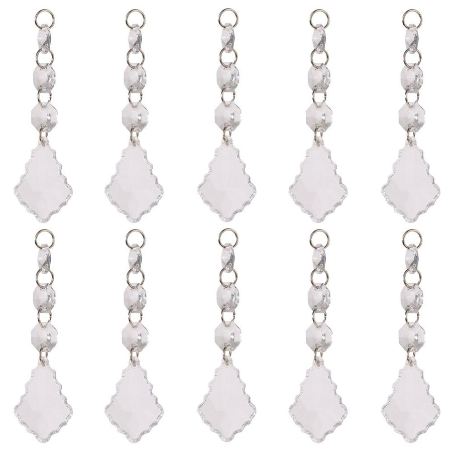 DIY Transparent Acrylic Ball Bead Hanging Pendant Decoration Ornament Accessory (A)