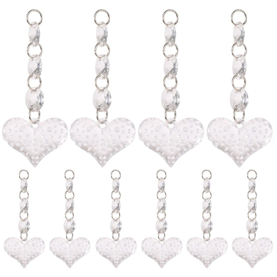 DIY Transparent Acrylic Ball Bead Hanging Pendant Decoration Ornament Accessory (J)