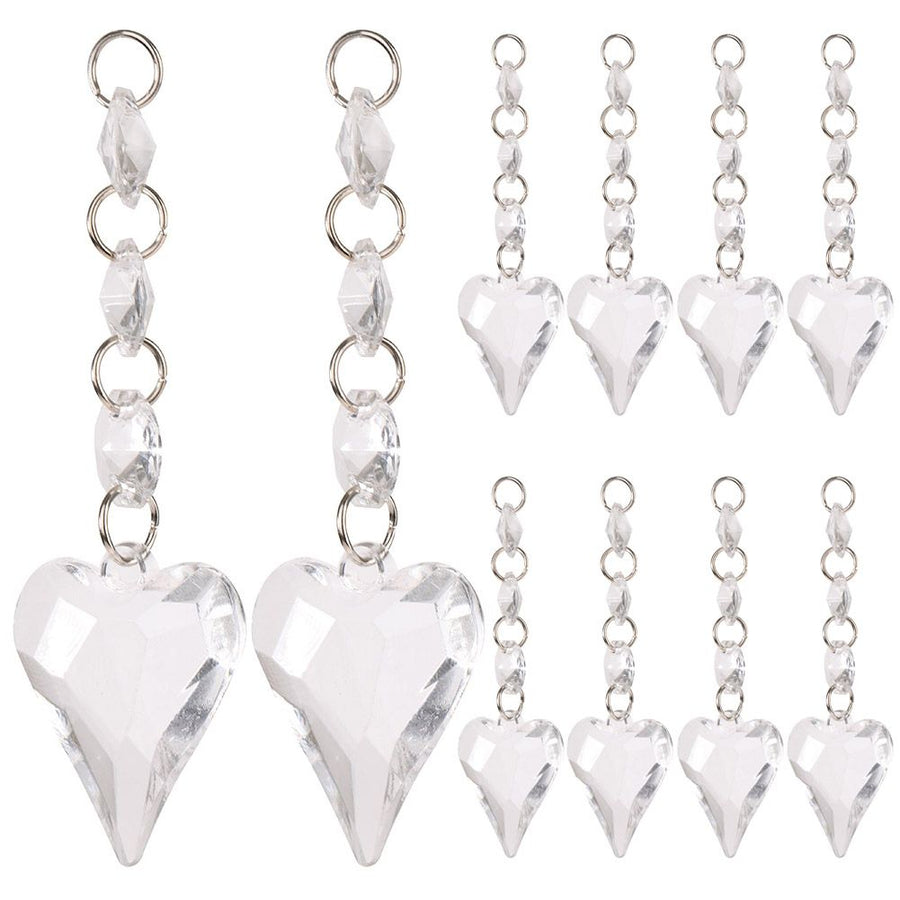 DIY Transparent Acrylic Ball Bead Hanging Pendant Decoration Ornament Accessory (K)