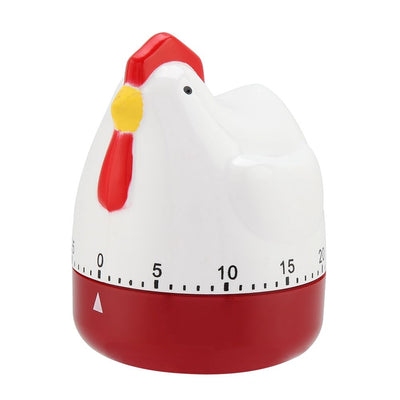 Lovely Chicken Timer Mechanical Kitchen Cooking Alarm Clock for Home Decor Timing Reminder