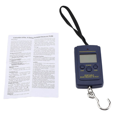 40kg/10g Electronic Scale Digital Hanging Luggage Portable Scale with Hook