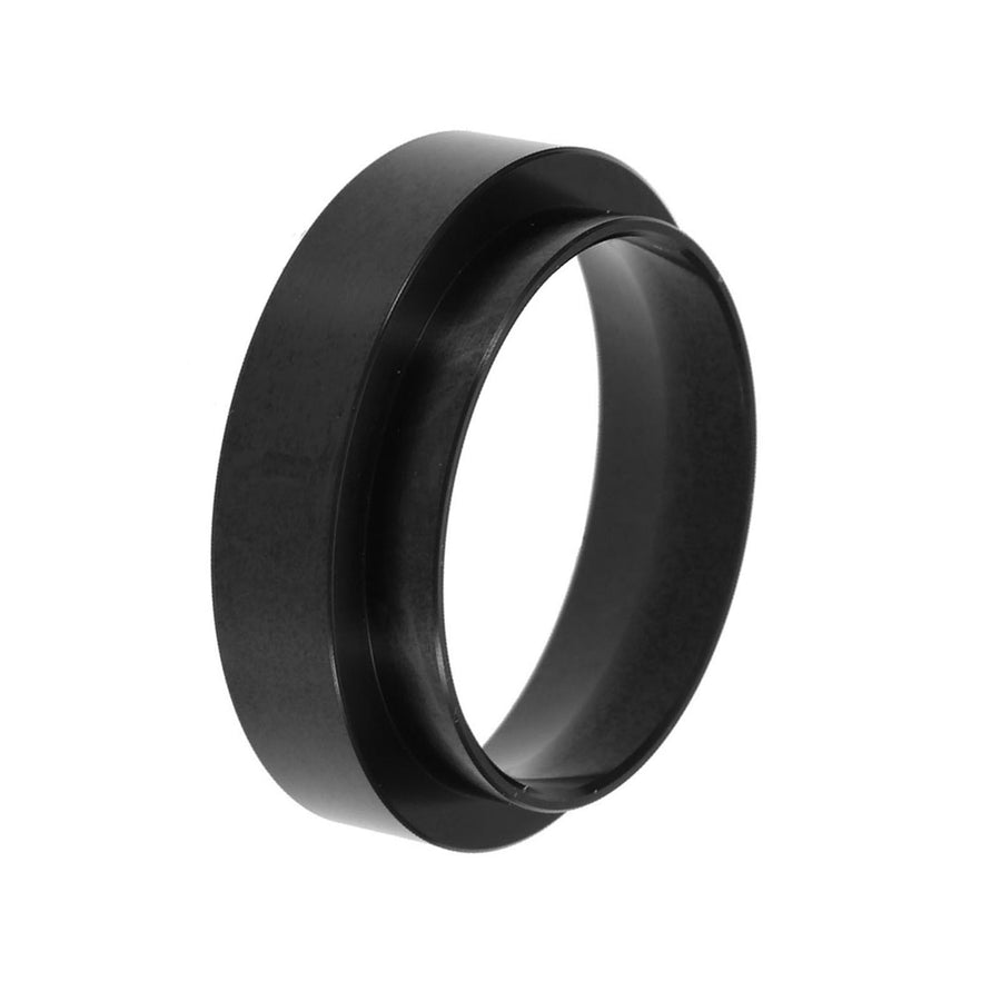 Espresso Dosing Funnel Aluminum Coffee Dosing Ring Replacementfor 58mm Portafilters(Black)