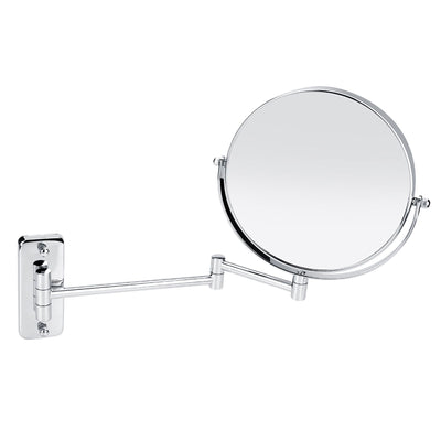 8" Wall Mount Makeup Mirror Double Sided Swivel Mirror 3X Magnifying