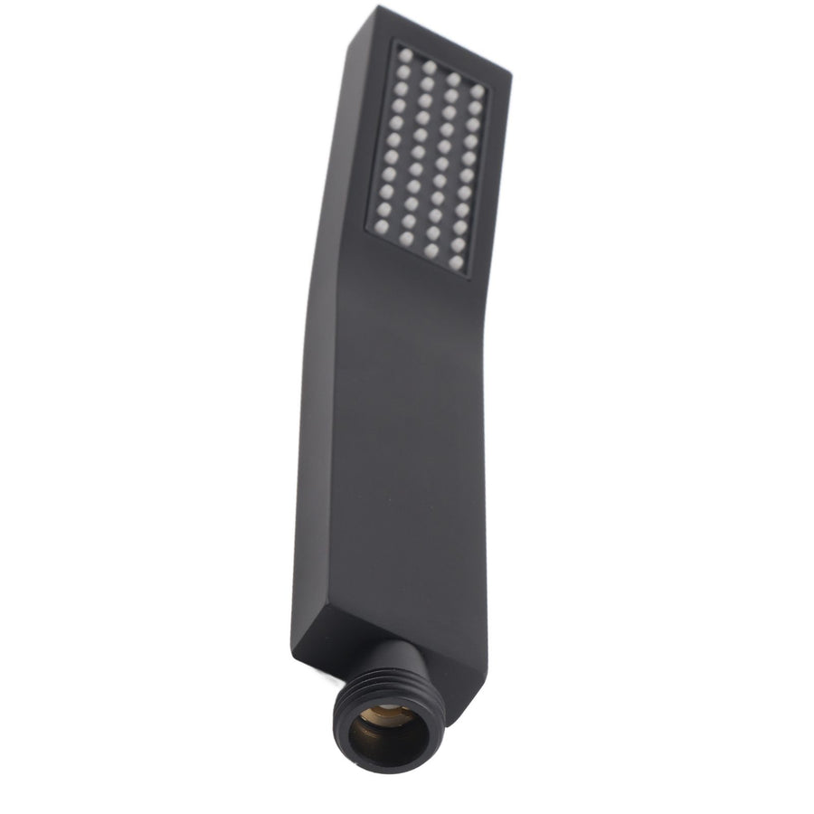 Matte Black Brass Chromeplated Handheld Shower Head Bathroom Sprayer Handshower
