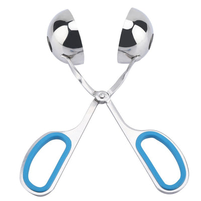 304 Stainless Steel NOn sticky Meatballs Rice Balls Clip Maker Mold Kitchen Tool (Blue)