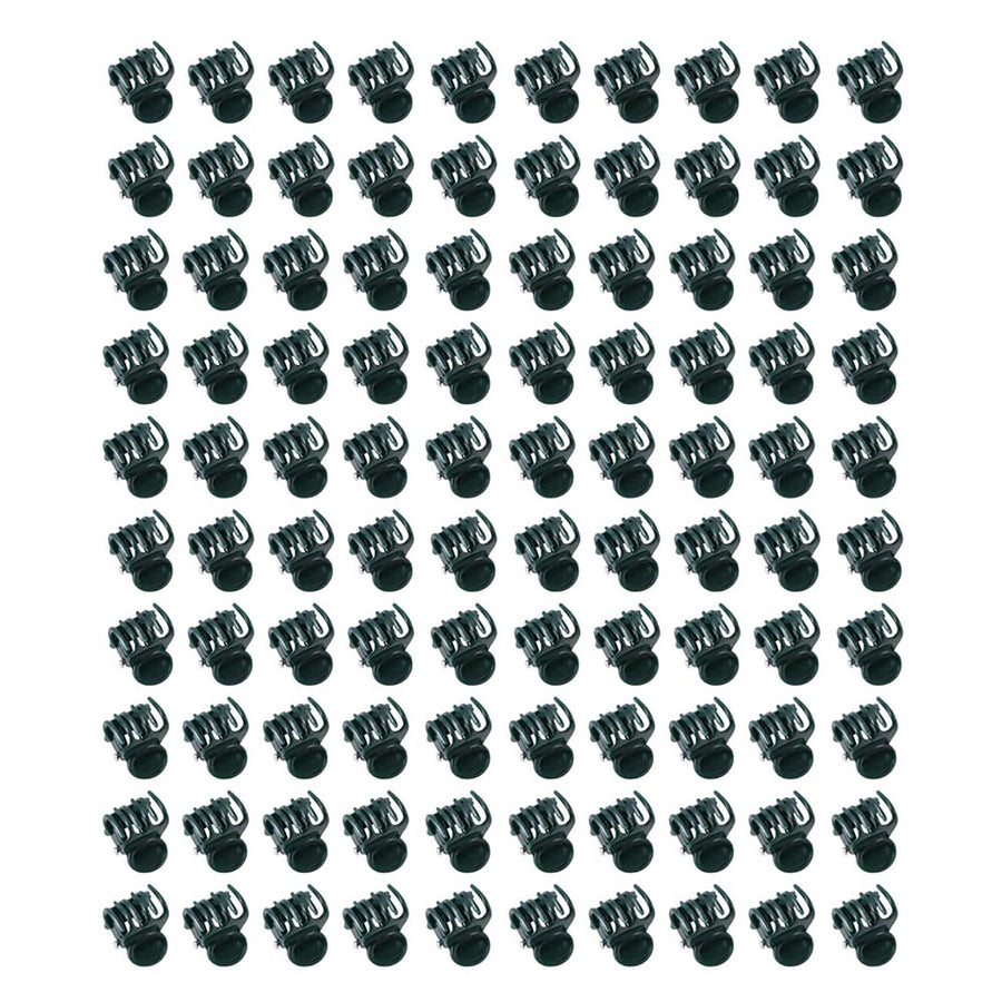 100Pcs Plastic Mini Stalks Flower Garden Tools Stem Clips Grow Upright Orchid