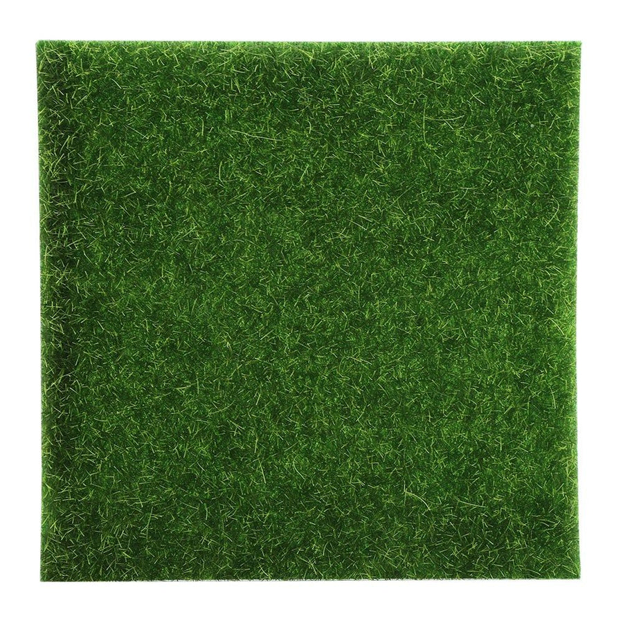 10 PCS Artificial Grass Mat Turf Lawn Garden Micro Landscape Ornament Home Decor
