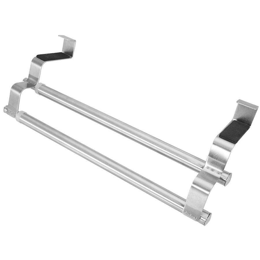 Stainless Steel Retractable Bath Towel Rack Double/Single Bar Bedroom Towel Shelf(40-double)