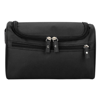 Portable Waterproof Shampoo Shaver Wash Storage Bag Man Woman Travel(Black)