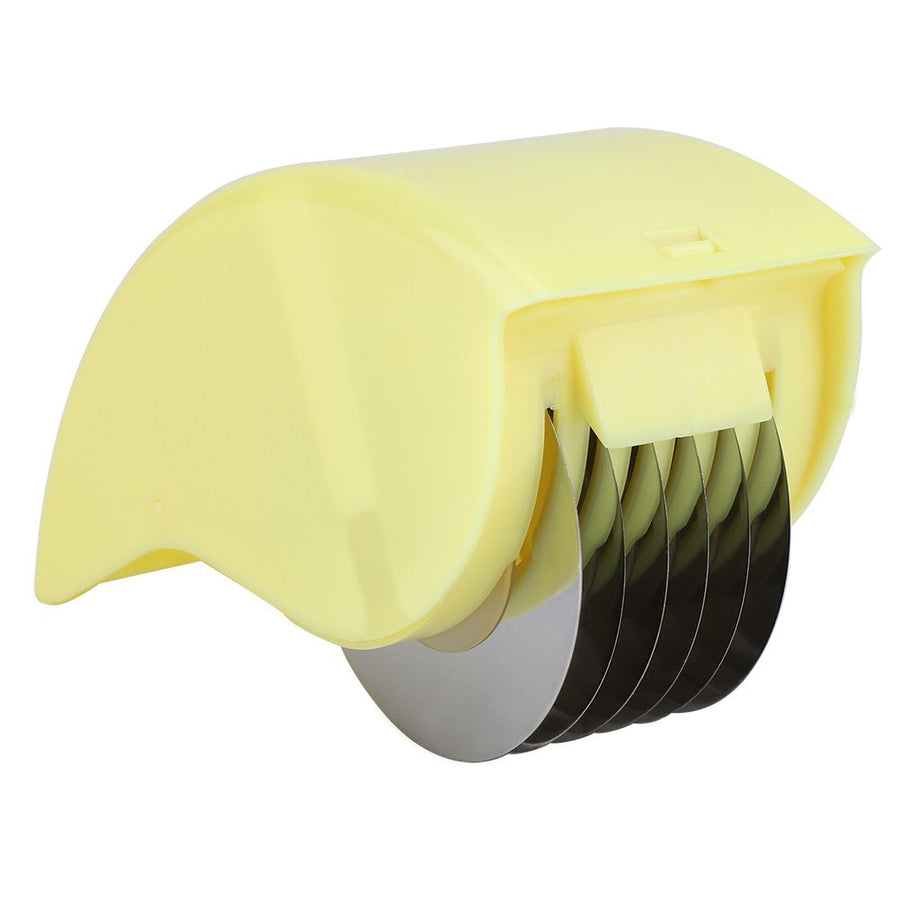 Stainless Steel Anti rust Rolling Cutter Mincer Vegetable Kitchen Tool(Yellow)