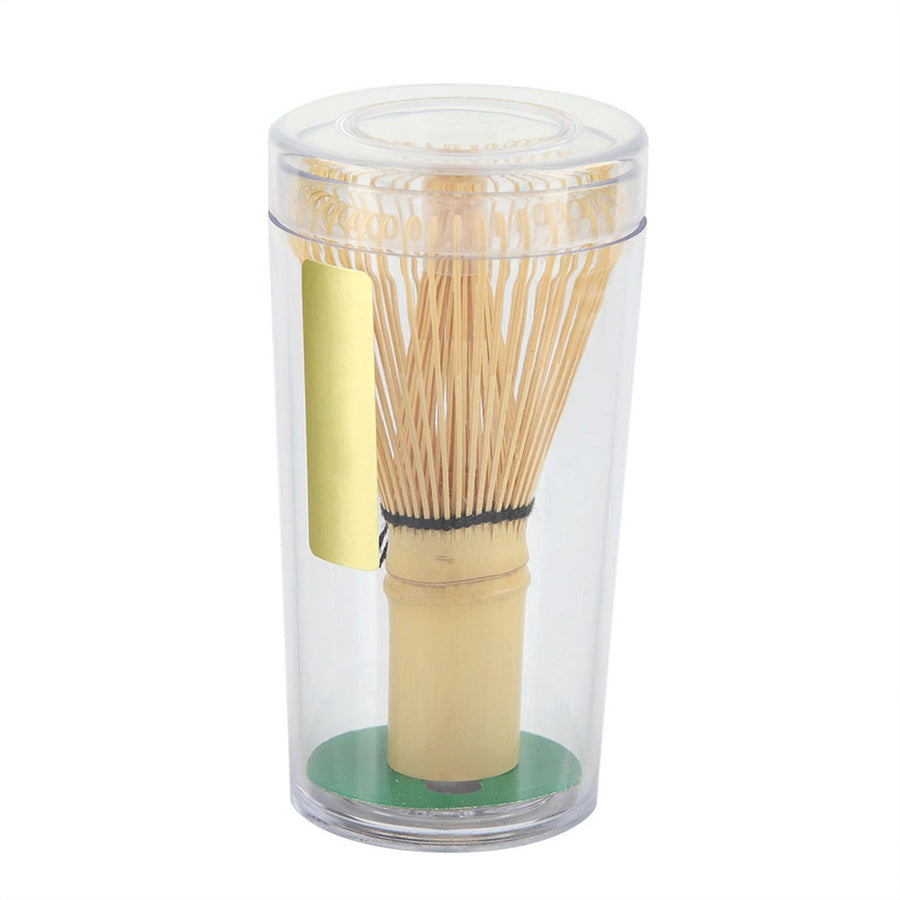 Natural Bamboo Tea Whisk Chasen Preparing Matcha Powder Brush Tool(54 Prongs)