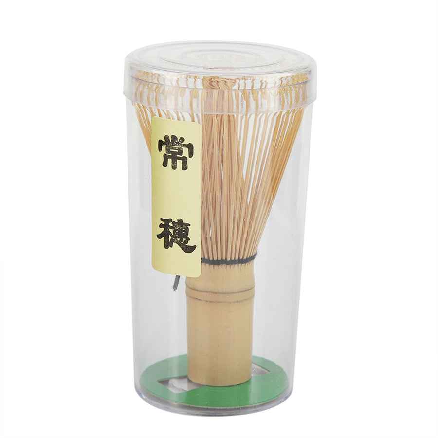 Natural Bamboo Tea Whisk Chasen Preparing Matcha Powder Brush Tool(64 Prongs)